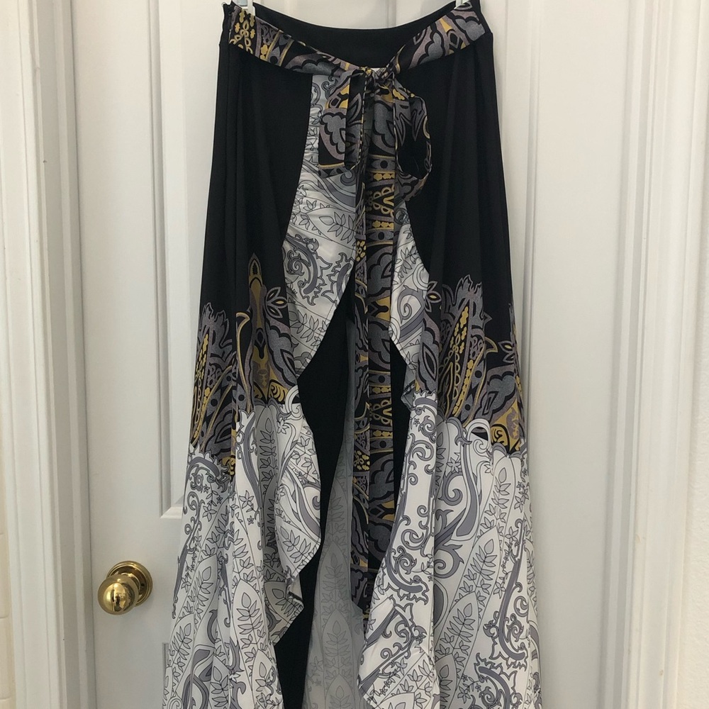Skirted pants